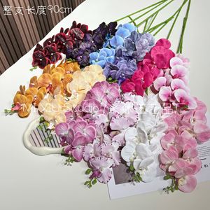 ดอกกล้วยไม้ฟาแลนนอปซิสประดิษฐ์ 3 มิติ ของ Mishu Crafts ขนาด 90 ซม. สมจริง เหมาะสำหรับตกแต่งงานแต่งงานและบ้าน - Product Image 1