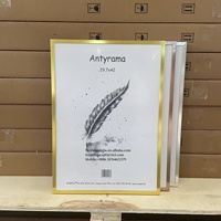 Cadre photo A2 27x40 30x40 50x70 Vente en gros d'usine Affiche métallique Cadre photo mural suspendu cadre photo en aluminium mince et plus grand