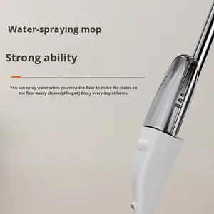 Manufacturer Wholesale Stainless Steel Pole Cotton Thread Flat Spray Water <strong>Mop</strong> Household Lazy <strong>Mop</strong> Hands-Free Washing <strong>Floor</strong> <strong>Mop</strong> - Product Image 3