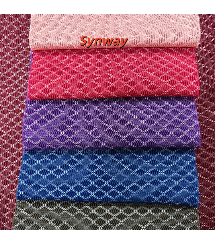 New Arrival Honeycomb Mesh Woven Polyester Fabric 420GSM 2.2MM Ventilated Wear Resistant Eco for Car Seat Sofa Home Textile Use