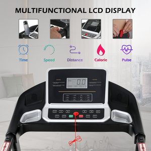 <span class=keywords><strong>Tapis</strong></span> <span class=keywords><strong>Roulant</strong></span> Elettrico Pieghevole Professionale per Casa con Inclinazione Automatica e Motore da 3HP - Spedizione da Magazzino Francese - Product Image 2