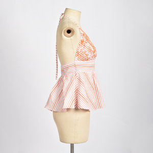 Garantie de qualité Vêtements luxueux pour femmes Vêtements en pur coton à col en V de qualité supérieure - Product Image 2