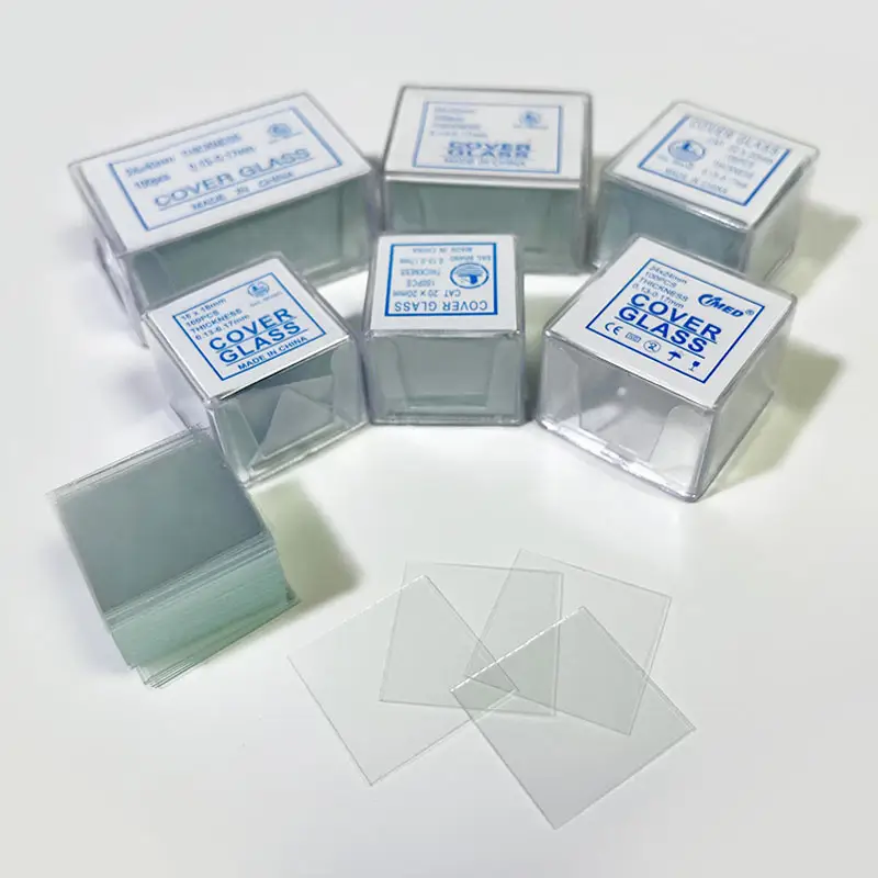 Disposable laboratory all size available 18x18mm 20x20mm 24x24mm microscope cover glass