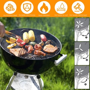 Kit de nettoyage à une touche pour barbecue <span class=keywords><strong>Weber</strong></span> 22-1/2 pouces, pour le fond du barbecue, le régulateur d'air et le système de nettoyage des cendres - Product Image 4