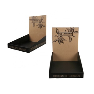 Custom Retail Shop Point of Sale Countertop Coffee Paper Cardboard Counter Display <b>Box</b> for Coffee Beans - Product Image 4