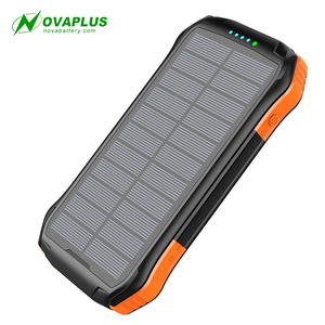 Sạc năng lượng mặt trời Nova Original <span class=keywords><strong>Factory</strong></span> 10000mAh, hai cổng USB, chống nước hàng ngày, pin dự phòng ngoài, tấm pin năng lượng mặt trời, sạc dự phòng - Product Image 5