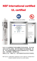 Scellant d'étanchéité en silicone RTV transparent SI 595 300ml Superflex résistant à l'ozone, propriétés diélectriques, pour l'étanchéité des tuyaux, des aérations, des portes