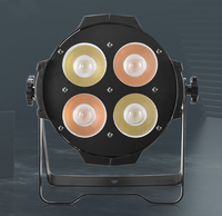 Haute luminosité 4 yeux lumière de scène 4x50w blanc chaud et blanc COB Blinder led par lumière pour pionnier dj équipement lumières de scène
