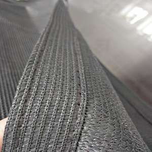 Noir balcon confidentialité écran clôture pare-brise couverture tissu ombre filet maille tissu avec œillets Protection UV pour Patio - Product Image 6