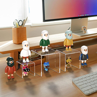 Supports de buffet en acrylique personnalisés pour figurines Funko POP, supports à gâteaux transparents pour décorations de table de bonbons et de desserts