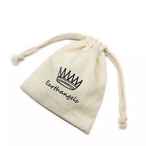 Custom 100% Organic Cotton <b>Canvas</b> <b>Bags</b> Gots Mini Recycled Cotton Dust <b>Drawstring</b> Pouch Muslin <b>Drawstring</b> <b>Bags</b> - Product Image 2
