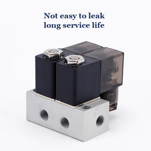 Giá tốt nhất 2v025-06 G1/8 DC12V 24V khí nén van bốn Công Đoàn đa dạng solenoid Van đa cổng Van điện từ cho không khí - Product Image 2