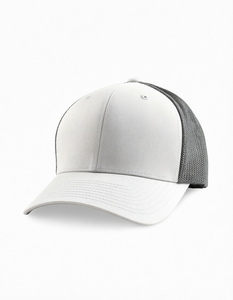 Casquette de baseball bicolore style trucker avec dos en maille, panneau supérieur réglable à fermeture snapback pour activités de plein air, voyages et sports - Product Image 1