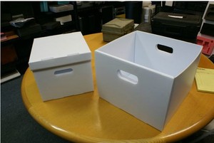 Custom Pp Corrugated Plastic Tote Bins Corflute Warehouse Storage Trays Coroplast Mail Totes - Product Image 4