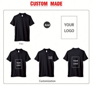 เสื้อโปโลโอเวอร์ไซส์สำหรับชุดทำงาน ปักโลโก้ตามสั่ง เสื้อยืดโปโลผ้าคอตตอนถักแบบกำหนดเอง เสื้อยืดโปโลลำลองปักลายคุณภาพสูง - Product Image 5