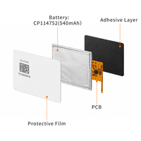 Traceur intelligent étanche YG-AT03-PE Slim Card Bluetooth anti-perte pour portefeuilles, sacs à main, suivi personnel et de véhicules