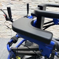 Cadre de marche pliable pour rééducation des membres inférieurs chez les adultes et enfants atteints de paralysie cérébrale hémiplégique (PC), adapté aux utilisateurs de 100 à 200 cm