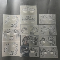 Pochoirs d'aérographe étanches DIY personnalisés pour la peinture de visage et la décoration de gâteaux Caractéristiques temporaires