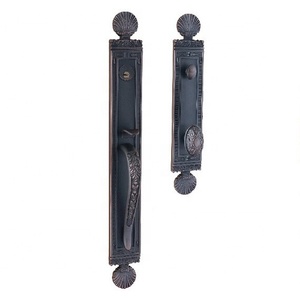Serrure de porte intérieure en cuivre pur doré, poignée de porte silencieuse pour chambre, serrure de porte magnétique simple de style européen - Product Image 4