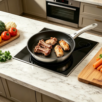 Ensemble de casseroles FLEY en acier inoxydable 12 pièces, ensemble de casseroles avec grande casserole pour cuisinière à induction, gaz, cuisine domestique, ustensiles de cuisine robustes