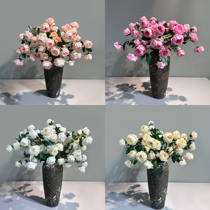 7 đầu Hoa Mẫu Đơn Hoa nhân tạo thân dài bó cho đám cưới trang trí nhà LụA Hoa Mẫu Đơn Hoa sắp xếp - Product Image 6