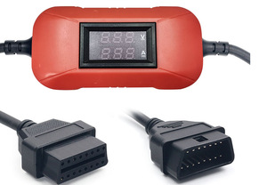 Adaptateur convertisseur 24V vers 12V pour camion – OBD2 pour camion diesel lourd, noir et rouge L318 - Product Image 3