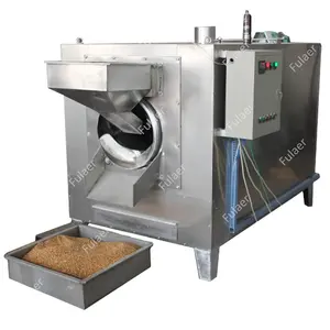 Machine à torréfier les grains de maïs Torréfacteur Chana Cacao-Torréfacteur 100kg Noyer à vendre
