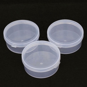 Cosmetic Portable Jewelry Bead Storage Box <b>Small</b> Round <b>Container</b> Jars Make up Organizer Boxes - Product Image 5