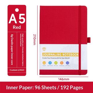 Cuaderno A5 de PU al por Mayor, con Logotipo Personalizado, en Blanco, de Alta Estética, Diario Simple para Estudiantes, Cuaderno de Regalo Empresarial - Product Image 3