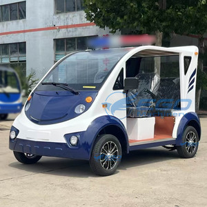 Voiture de patrouille économique à batterie au lithium pour adultes, 4 places, avec logo personnalisé, idéale pour le tourisme, à vendre - Product Image 3