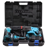 Ensemble de perceuse sans fil 3-en-1 de haute qualité avec mallette rigide, garantie de 3 ans, outil durable, vente en gros d'usine, support OEM