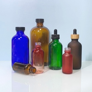 Custom Skincare Serum Oil <b>Bottle</b> 1oz 2oz 4 oz 120ml 30ml Green Blue Amber Tincture <b>Dropper</b> boston Glass <b>Bottle</b> - Product Image 6