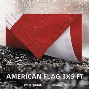 Bandiera Americana 210D di Alta Qualità, Resistente, Ricamata, in Tessuto Oxford Durevole <span class=keywords><strong>per</strong></span> Decorazioni Festive Nazionali - Product Image 6
