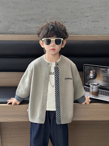 Ensembles de vêtements pour garçons de 8 à <span class=keywords><strong>12</strong></span> <span class=keywords><strong>ans</strong></span>, en coton, pour l'été et l'automne, ensembles de 2 pièces, boutique - Product Image 2