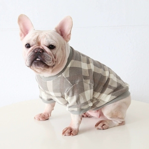 Venta caliente ropa para mascotas estilo japonés ropa para perros gordos estampados de moda <span class=keywords><strong>Bulldog</strong></span> francés sudaderas con capucha para perros Corgi suéter camisa al por mayor - Product Image 3