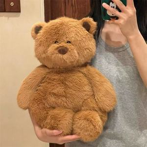 Orsacchiotto di Peluche Carino, Bambola Orso Calmante Marrone Barcellona con Imbottitura in Cotone PP, 31cm-50cm, Regalo di Compleanno - Product Image 2