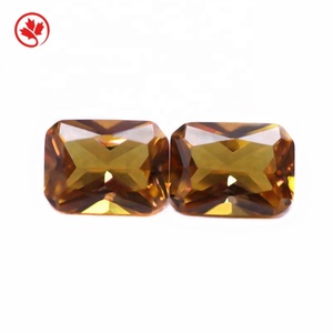 Discolor Nano <strong>Gems</strong> 6*8mm Rectangle Synthetic Stone Nano Gemstone - Product Image 2