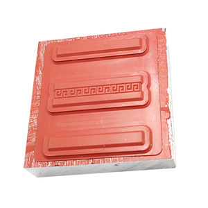 Moule de gaufrage en silicone pour panneaux de sol en verre acrylique, motif logo, haute précision pour la fabrication de revêtements de sol - Product Image 1