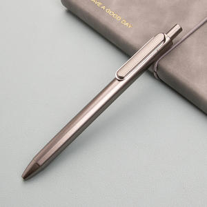 Custom Logo Retractable Heavy Feel Business Gel <b>Pen</b> 0.5mm Multi-Colored <b>Glitter</b> Ink Made of Plastic - Product Image 5