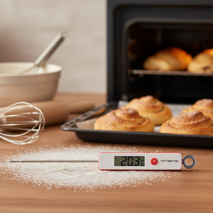 Thermomètre numérique de poche étanche à lecture instantanée pour viande, barbecue et aliments, avec affichage à cadran, sans électricité, pour usage domestique - Product Image 6