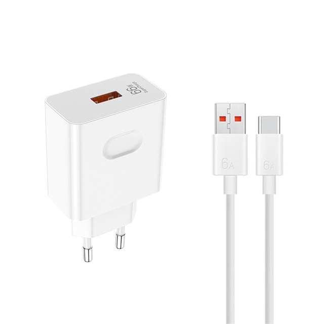66W Supercharge Fast Charger for Huawei Honor 90 Lite 66W USB Power Adapter for Honor Magic6 Lite 7 Lite 6 5 Pro P60