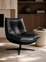 Fauteuil de salon pivotant moderne, en cuir ou en tissu, fabriqué en usine, OEM ODM, pour salon ou hôtel