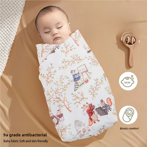 مفارش سرير أطفال قطن منسوج ناعم ودافئ ، بطانية صيفية من الشاش للهدايا - Product Image 2