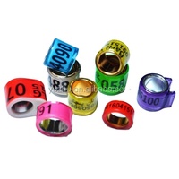 Cincin Burung Merpati Custom Sesuai Permintaan Pelanggan MOQ 100pcs Cincin Unggas Ramah Lingkungan Aluminium Plastik Merek YZ YZ-01 Harga EXW