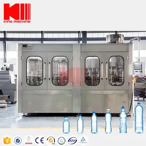 Máquina automática de llenado de agua mineral natural llave en mano a buen precio para línea de producción de agua