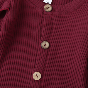 Body de Primera Calidad para Bebés Niñas, Color Sólido, Ropa para Recién Nacidos, con Diadema - Product Image 3