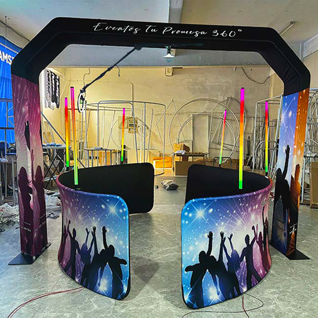 2025 Hot Sale Portable Selfie Overhead 360 Photo Booth App With Free Accessories Sky Top Spinner Photo Booth 360 Lieko