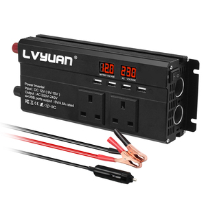 <span class=keywords><strong>Lvyuan</strong></span> 12V 24V onduleur de voiture 500W <span class=keywords><strong>1000W</strong></span> 1500W onduleur à onde sinusoïdale modifiée onduleur de voiture 12v 220v avec allume-cigare - Product Image 3