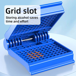 <span class=keywords><strong>Kit</strong></span> d'outils de <span class=keywords><strong>nettoyage</strong></span> de fibres optiques SIXIANTO FTTH Modèle A-505, incluant une bouteille d'alcool vide et des noyaux de remplacement - Product Image 3