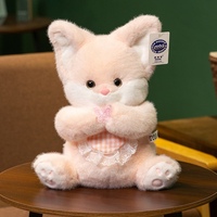 Offre Spéciale mignon Super doux en peluche poupée doux pour la peau bébé jouet avec chat singe chien rempli de coton PP